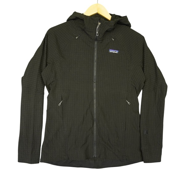 Patagonia Jackets & Blazers - Patagonia R1 TechFace Hoody Womens Small Black Full Zip Technical Jacket Hooded